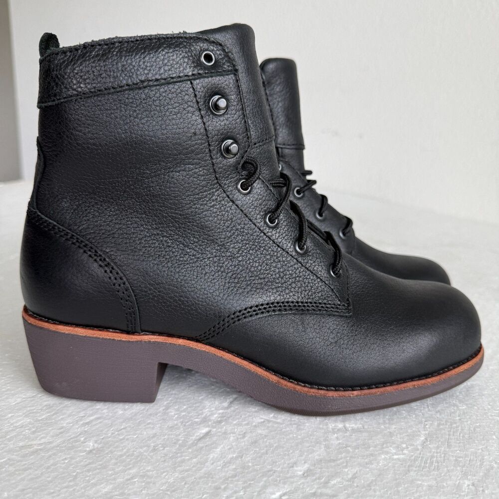 Red Wing Worx 5126 Zinc Chukka Work Safety Boots Steel Toe Black Leather 9.5W